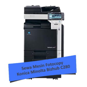 Sewa Fotocopy Warna Konica Minolta Bizhub C280